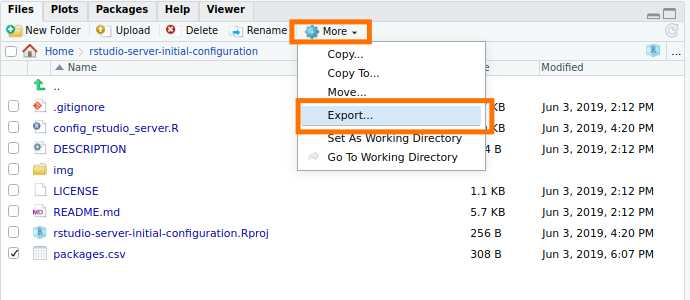 plot of chunk rstudio-packages-csv-export